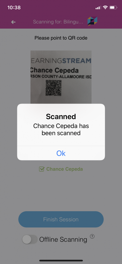 QR Code scanning app